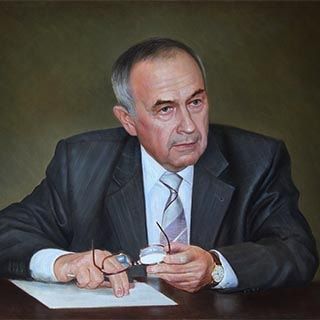 «Портрет профессора А.М. Шестакова». Холст, масло, 80Х60 см., 2015 г.