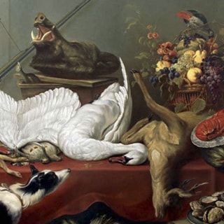 Копия. Франс Снейдерс «Натюрморт с лебедем». Холст, масло, 150х220 см., 2007г.