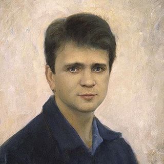 «Портрет Тимура Кизякова». Холст, масло, 60х45 см., 1998 г.